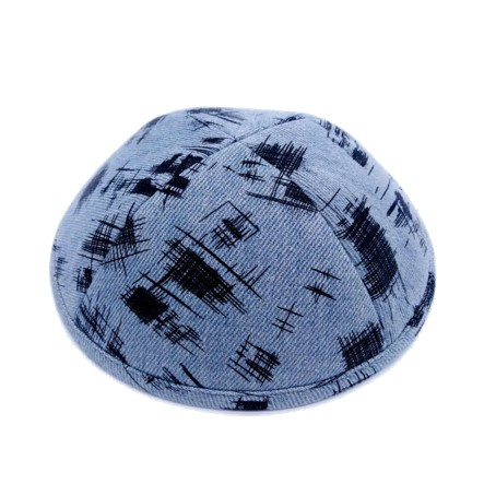 KIPPA AZUR GRIFFONÉE POUR ENFANTS 