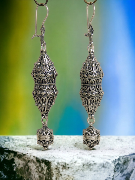 עגילי כסף טהור