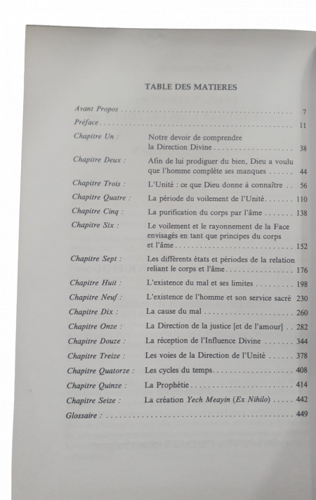 DAAT TEVOUNOT LES VOIX DE LA DIRECTION DIVINE