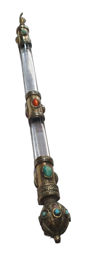 Main de Sefer Thora en Verre incassable et en Argent pur