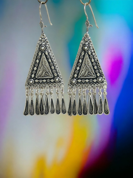 עגילי כסף טהור