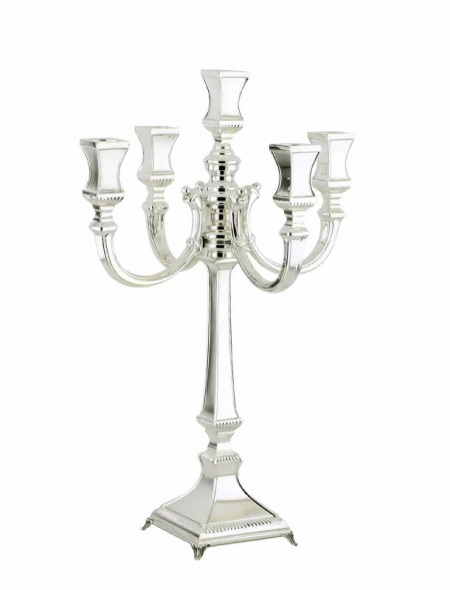 Chandelier 5 branches en argent 925 sterling 