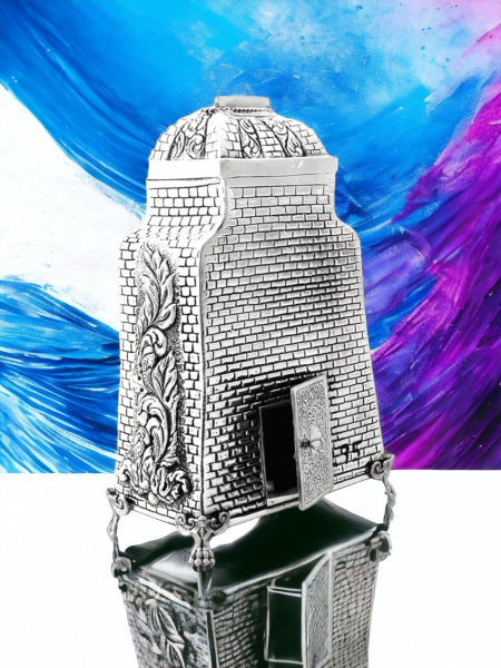 TSÉDAKA PORTE DE SION EN ARGENT PUR : 925 ARGENT STERLING 