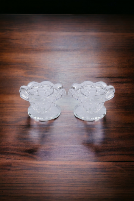 Bougeoirs en cristal allumage Tsadikim 