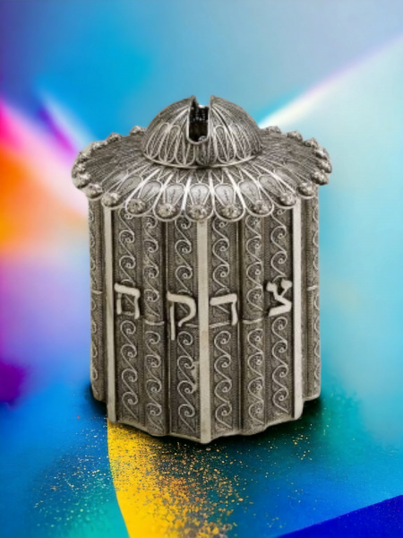 TSÉDAKA EN ARGENT PUR : 925 ARGENT STERLING