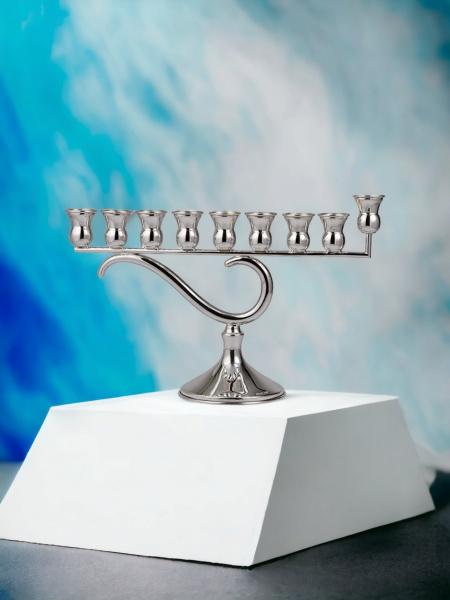 'HANOUKIA EN ARGENT PUR : 925 ARGENT STERLING 