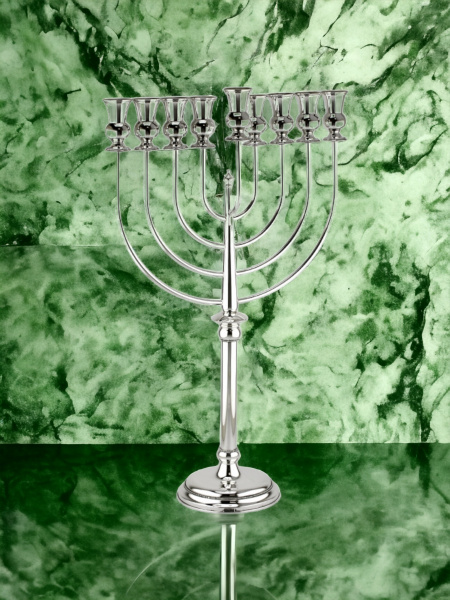 'HANOUKIA EN ARGENT PUR : 925 ARGENT STERLING 