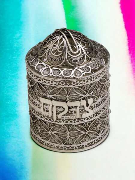 TSÉDAKA EN ARGENT PUR : 925 ARGENT STERLING