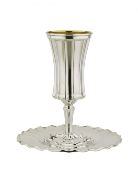 Set De Kidoush De Luxe Fabriqué En Argent Sterling 925 : Argent Pur