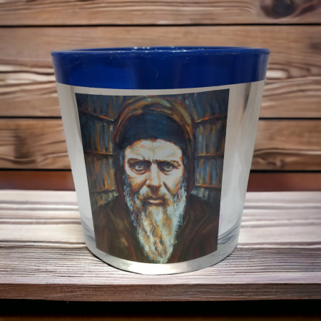 LOT DE 3 VERRES D'ALLUMAGE : Rabbi Ya'acov ABIHSSIRA, BABA SALE de Colomb-Béchar et BABA SALE de Netivot