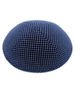 KIPPA MINI CARREAUX BLEUS TAILLE 5