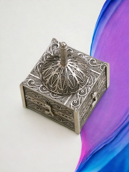 TOUPIE 'HANOUKA ARGENT PUR 