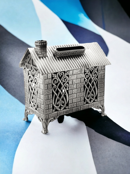 TSÉDAKA EN ARGENT PUR : 925 ARGENT STERLING