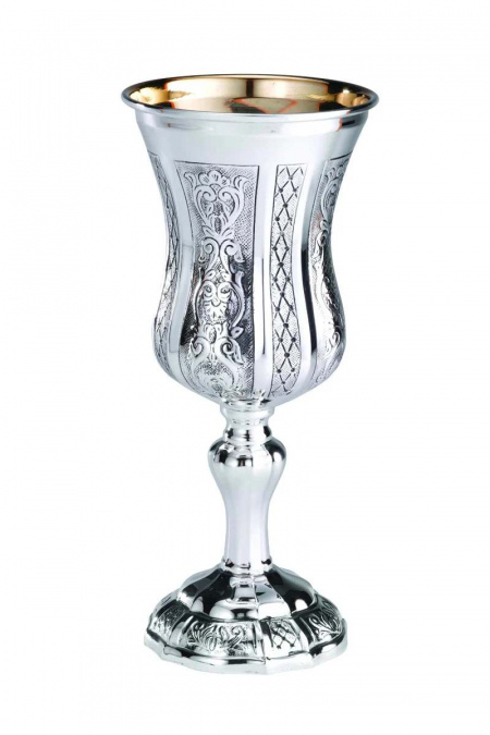 Verre de Kidoush de luxe 925 argent sterling : argent pur