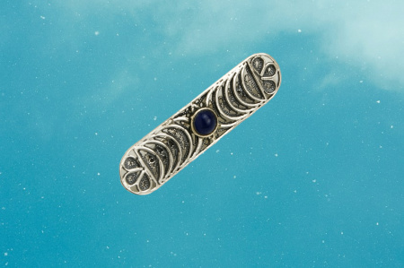 BROCHE EN ARGENT PUR 