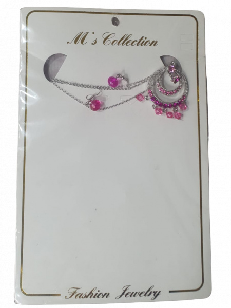Collier Fantaisie + boucles d'oreille