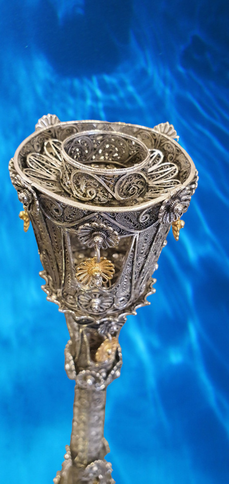 BOUGEOIRS EN ARGENT PUR 