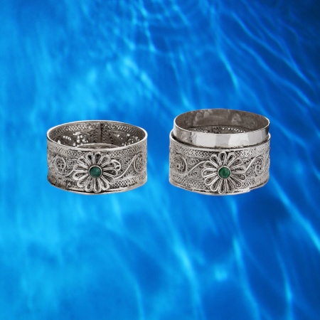 BOUGEOIRS EN ARGENT PUR 