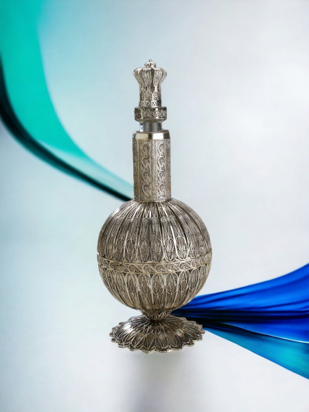 BOUTEILLE DE VIN EN ARGENT PUR 