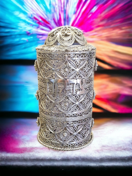 TSÉDAKA EN ARGENT PUR : 925 ARGENT STERLING