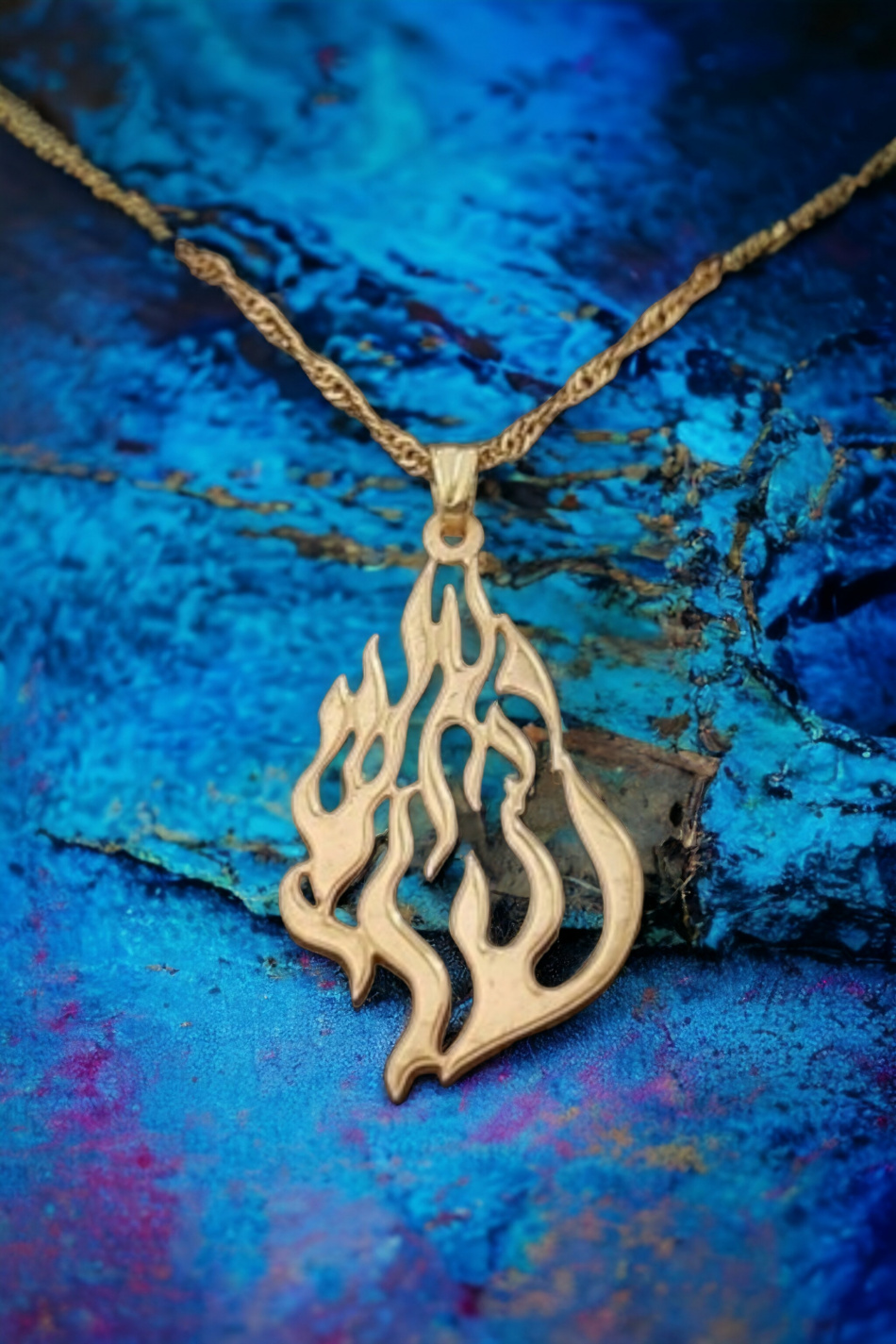 Collier en or 24 carats AECH CHELI  Rabbi Na'hman Mibreslev H/F