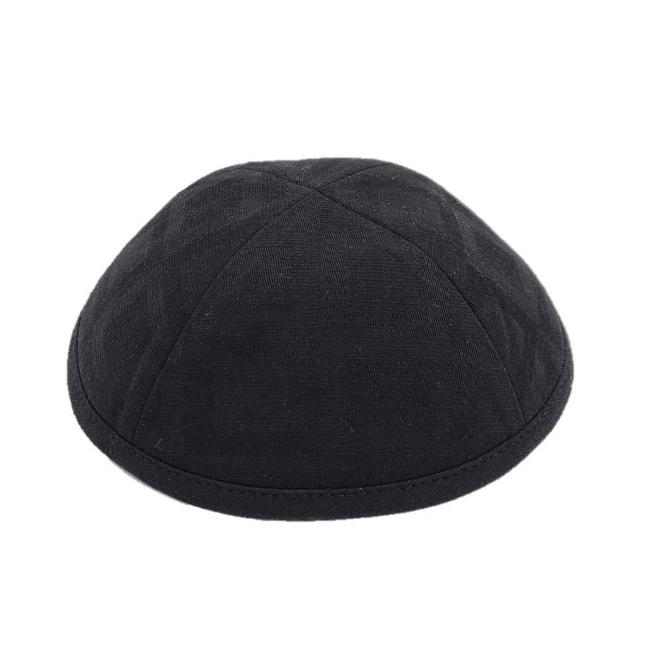 KIPPA CARRÉ NOIR TAILLE 5