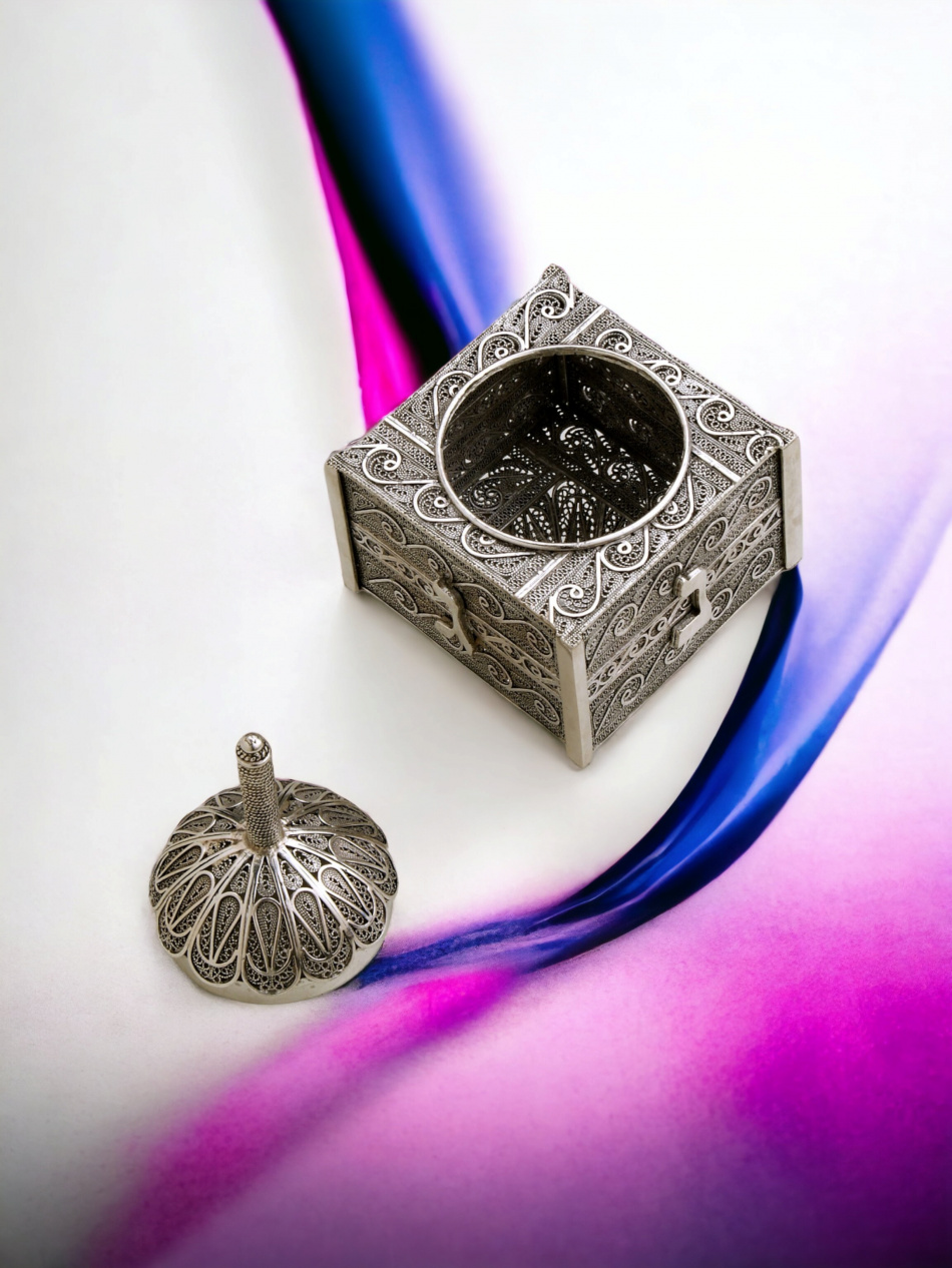 TOUPIE 'HANOUKA ARGENT PUR 