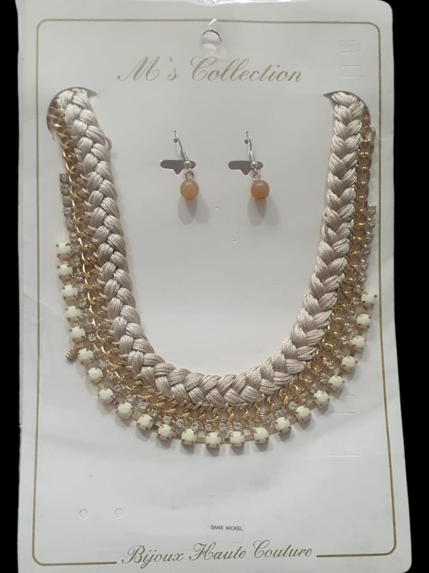 שרשרת מהודרת + עגילים