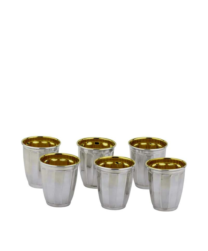 6 Verres À Liqueur En Argent Sterling 925 : Argent Pur