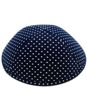 KIPPA A POIS BLEU POUR ENFANTS 