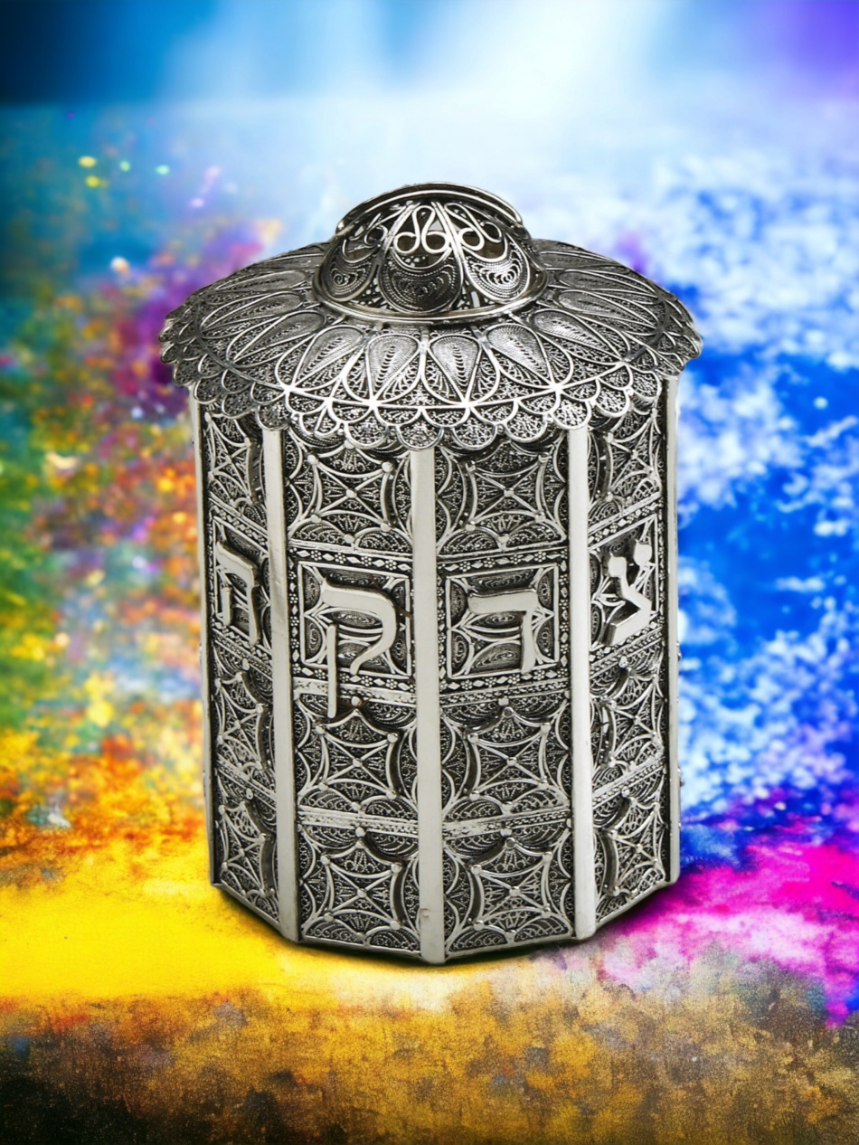 TSÉDAKA EN ARGENT PUR : 925 ARGENT STERLING