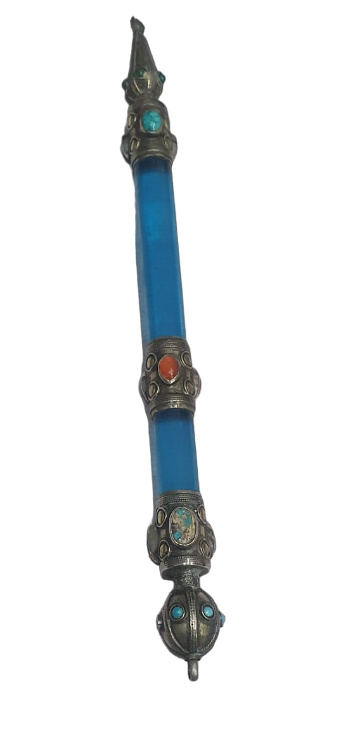 Main de Sefer Torah en Verre incassable et en Argent pur 