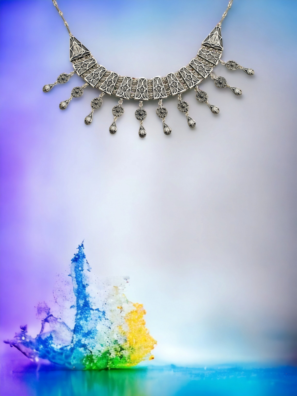 COLLIER EN ARGENT PUR 