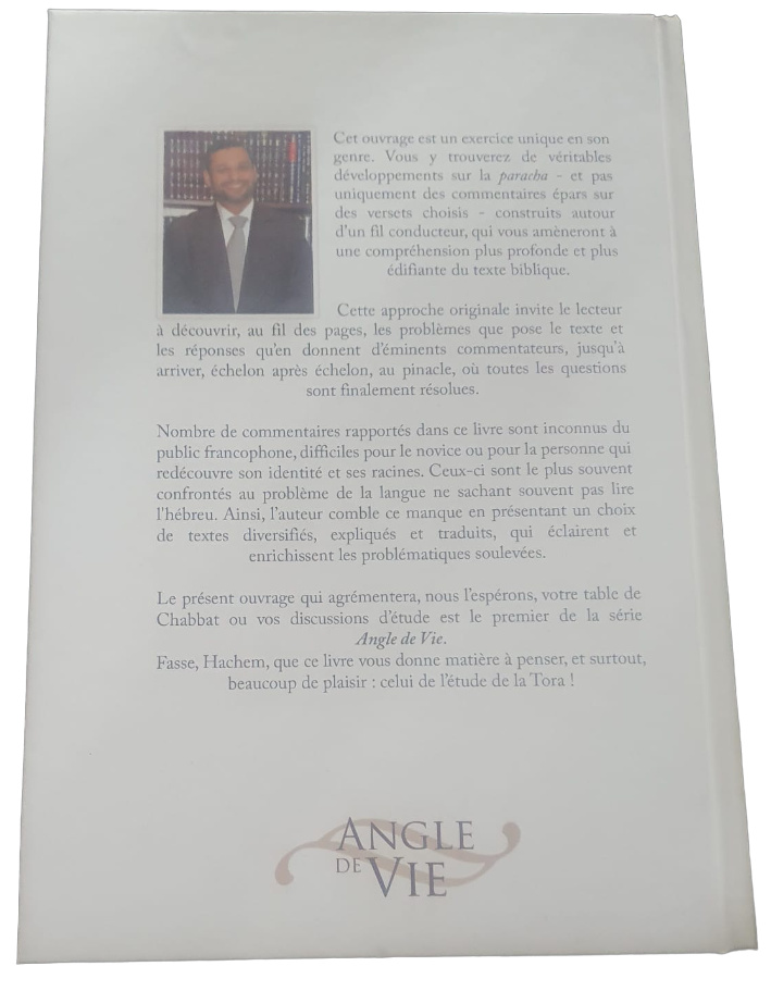 ANGLE DE VIE COMMENTAIRES SUR LE LIVRE DE BERECHIT