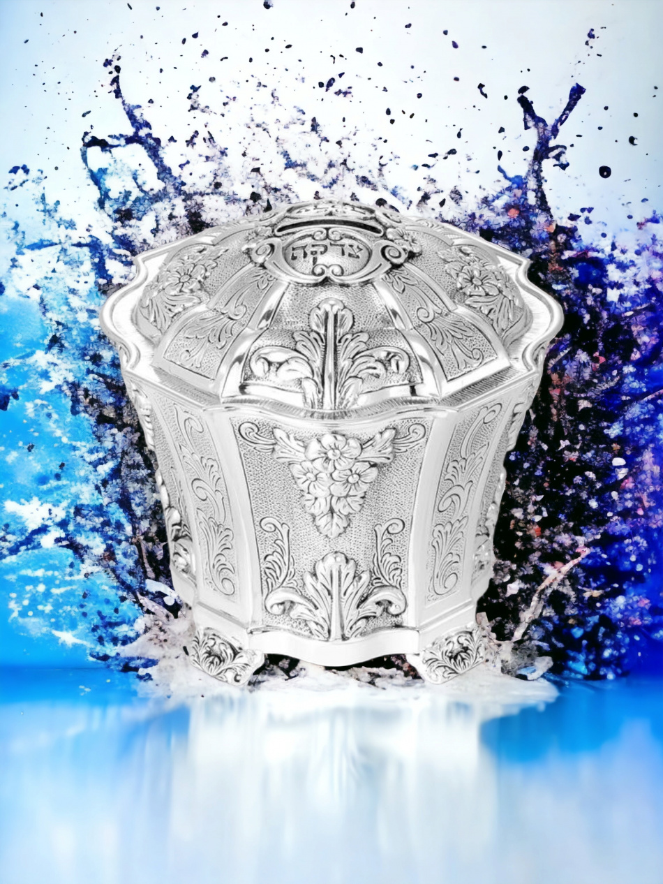 TSÉDAKA EN ARGENT PUR : 925 ARGENT STERLING