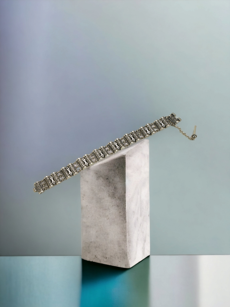 צמיד מכסף טהור