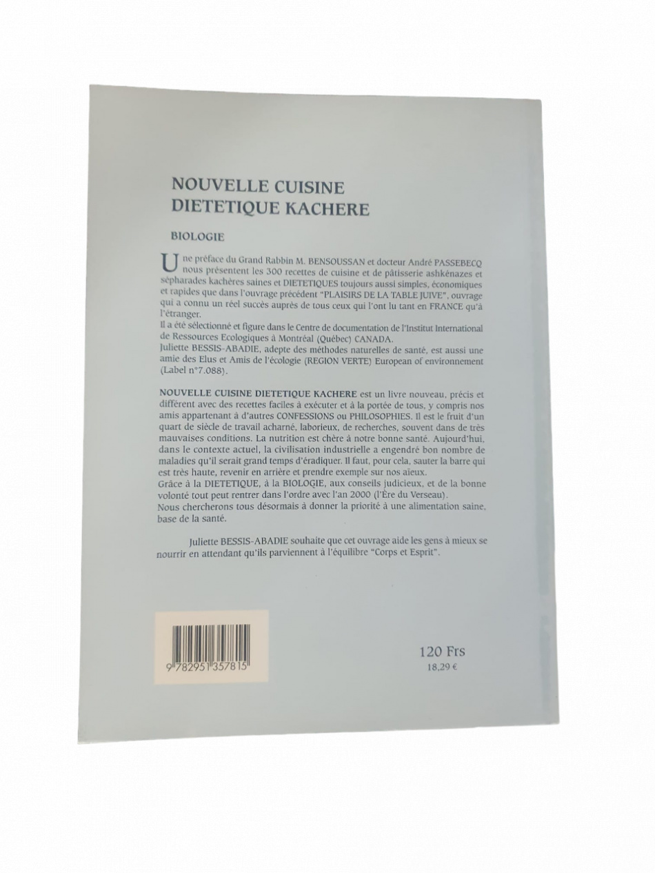 NOUVELLE CUISINE DIETETIQUE KACHERE