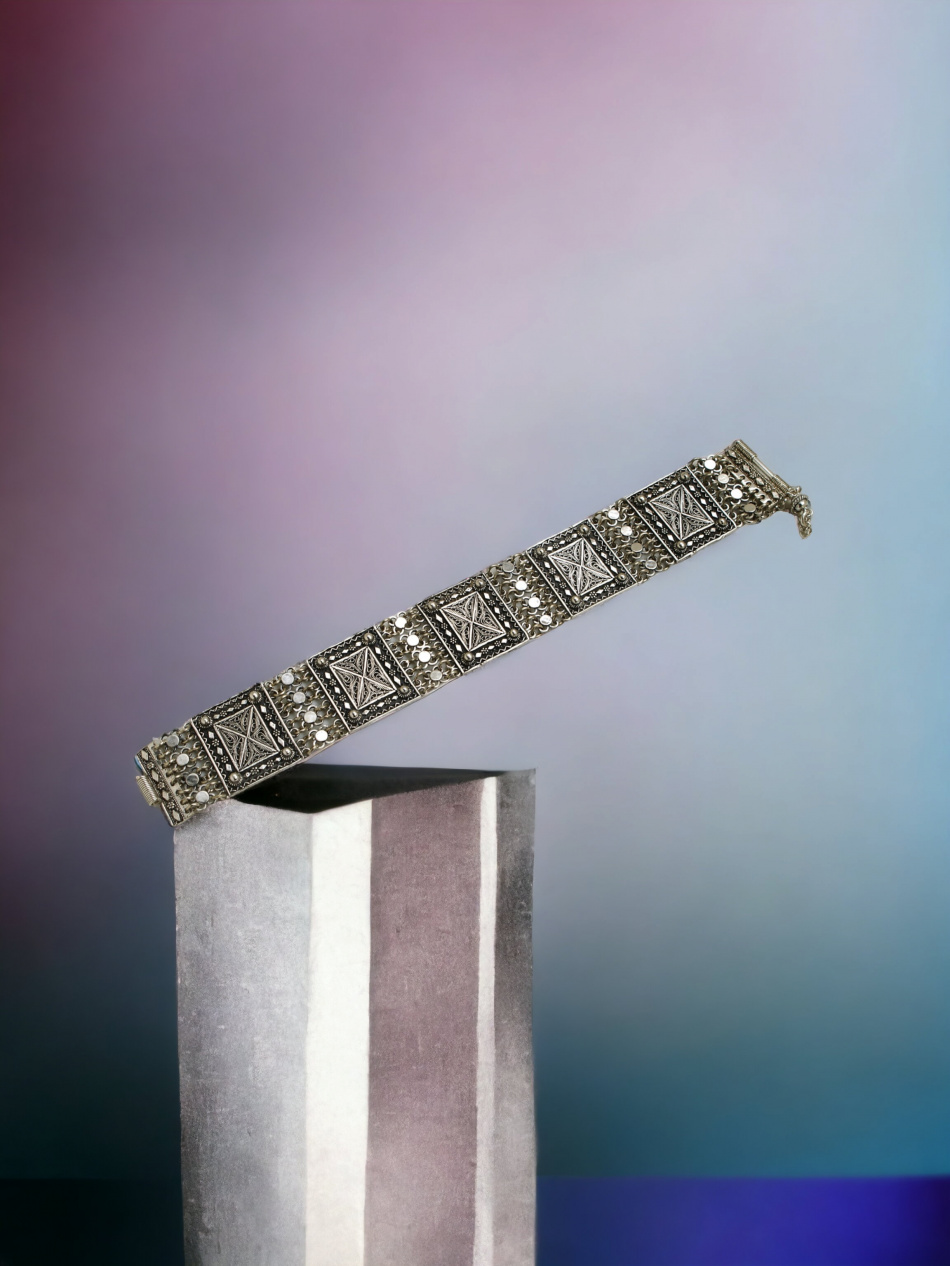 BRACELET EN ARGENT PUR 