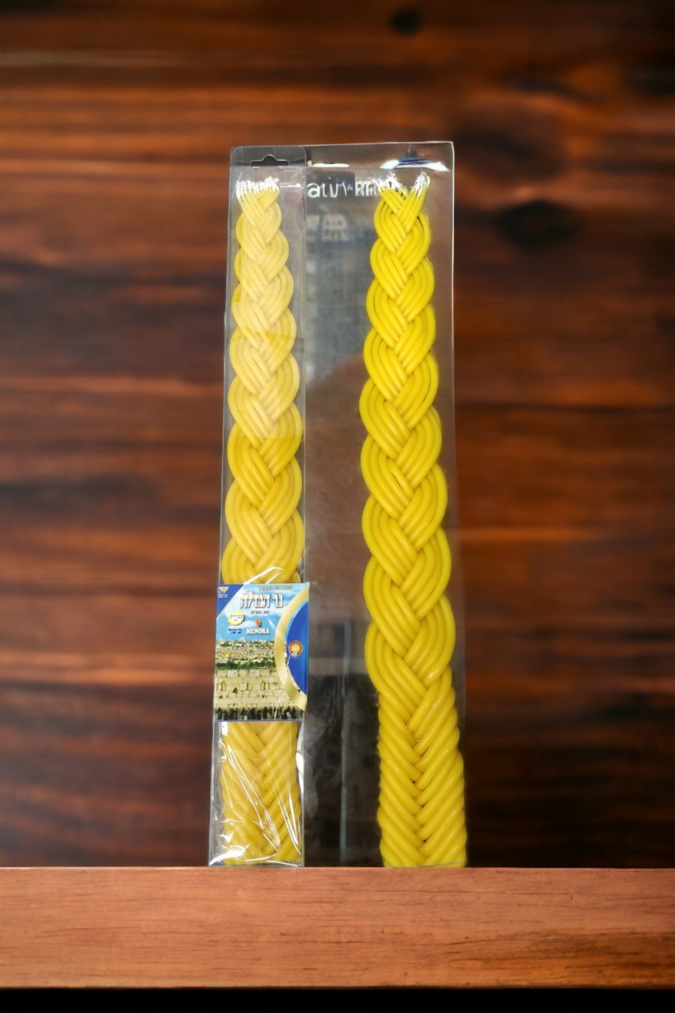 Bougie tressée jaune Havdala  