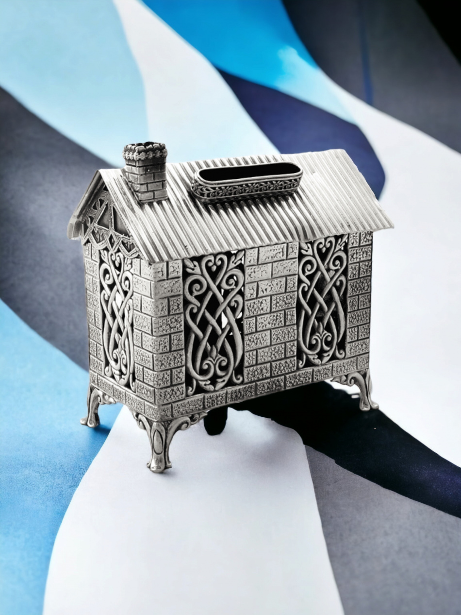 TSÉDAKA EN ARGENT PUR : 925 ARGENT STERLING