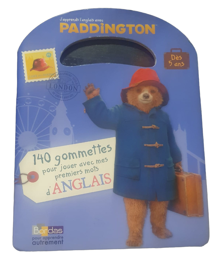 J'APPRENDS L'ANGLAIS AVEC PADDINGTON DES 5 ANS