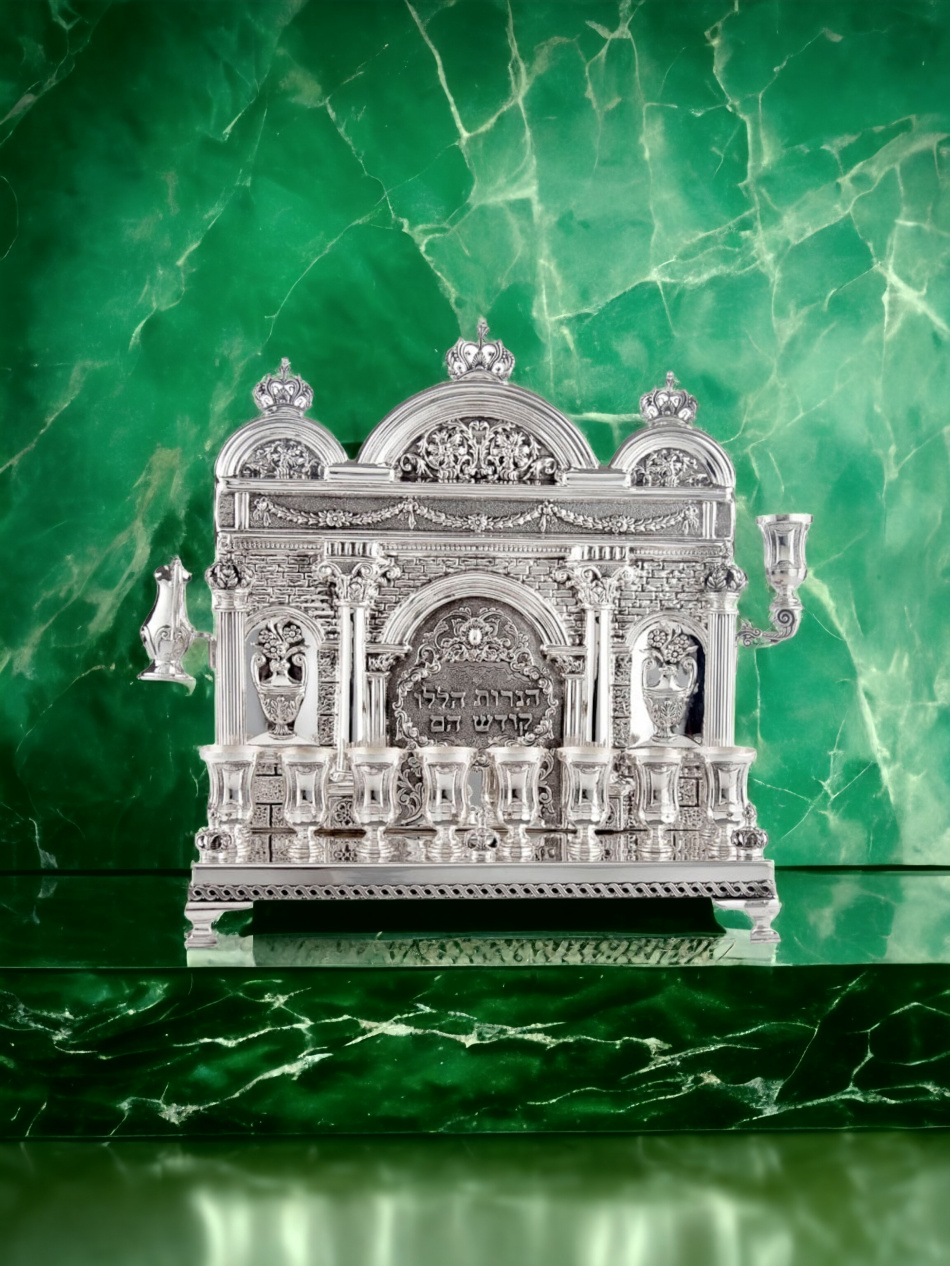 'HANOUKIA EN ARGENT PUR : 925 ARGENT STERLING 