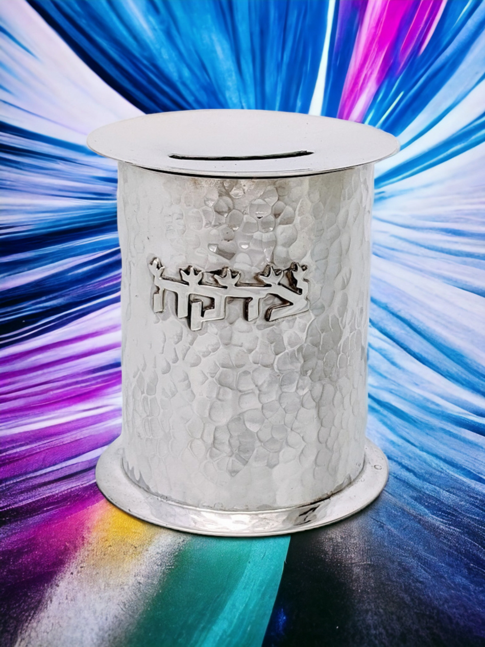 TSÉDAKA EN ARGENT PUR : 925 ARGENT STERLING 