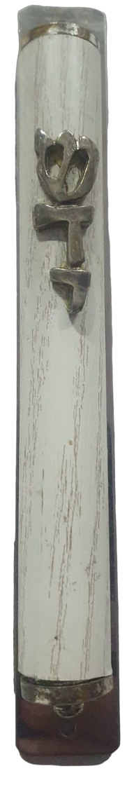 Étui de Mézouza Aluminium 10cm avec double-face