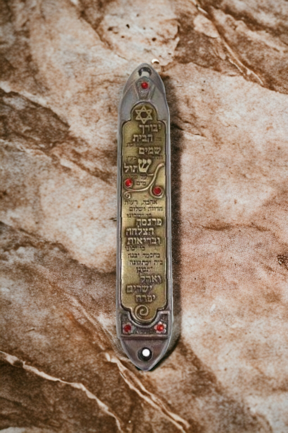 Boîtier de mézouza au design de la bénédiction de la maison et de différentes bénédictions