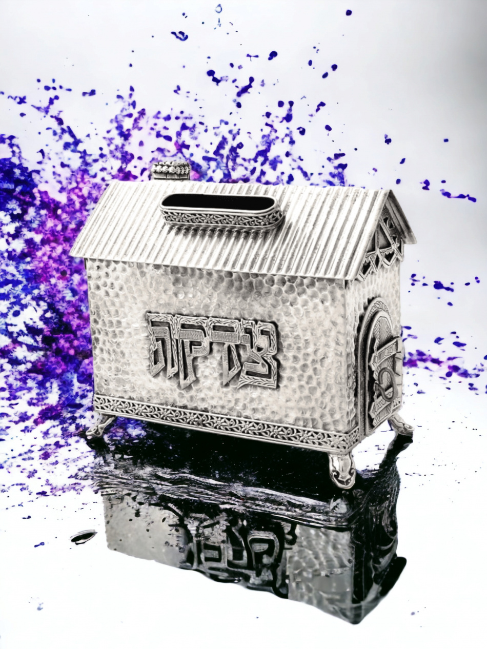 TSÉDAKA EN ARGENT PUR : 925 ARGENT STERLING 