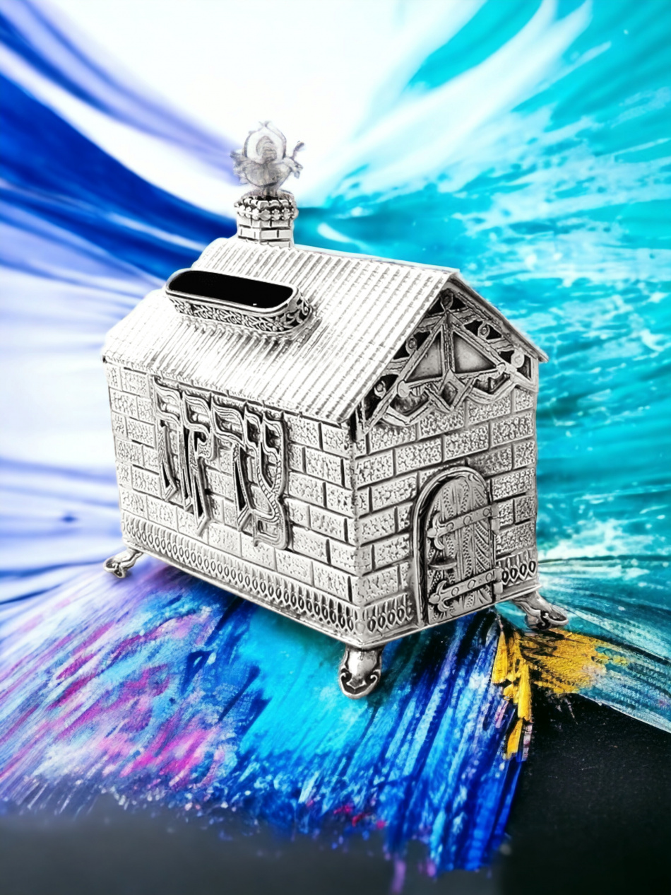 TSÉDAKA EN ARGENT PUR : 925 ARGENT STERLING