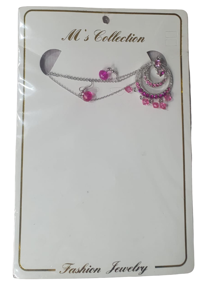 Collier Fantaisie + boucles d'oreille