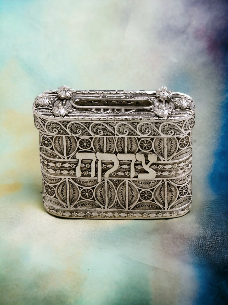 TSÉDAKA EN ARGENT PUR : 925 ARGENT STERLING