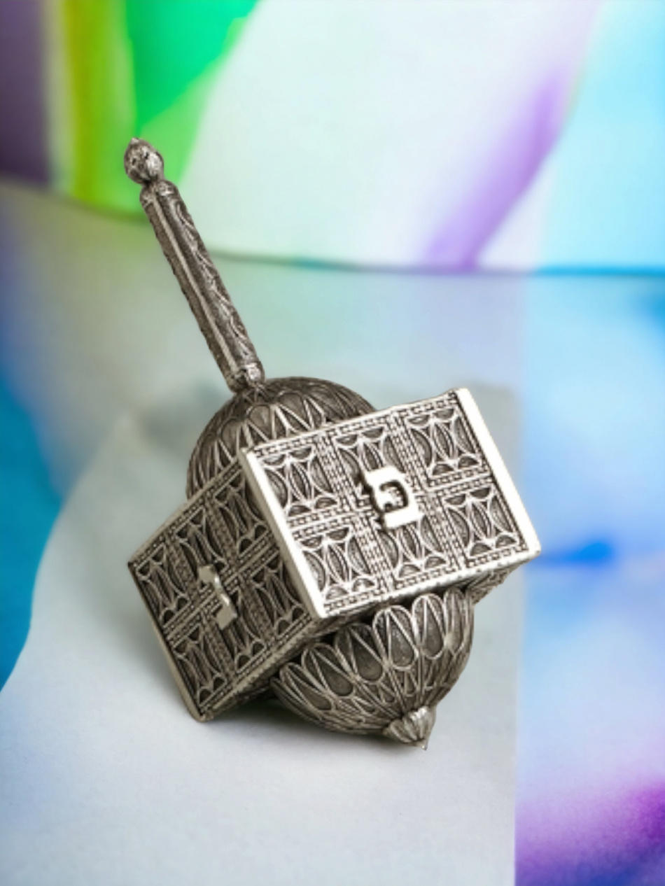 TOUPIE 'HANOUKA ARGENT PUR 